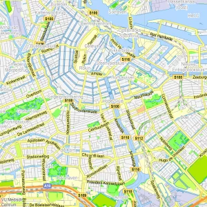 Amsterdam Netherlands printable editable PDF layered Vector Map Amsterdam Netherlands printable editable PDF layered Vector Map