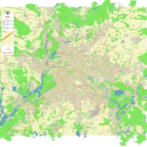Berlin Germany printable editable layered PDF Vector Map Berlin Germany printable editable layered PDF Vector Map