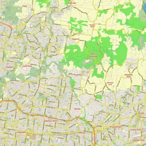 Melbourne Australia printable editable layered PDF Vector Map Melbourne Australia printable editable layered PDF Vector Map