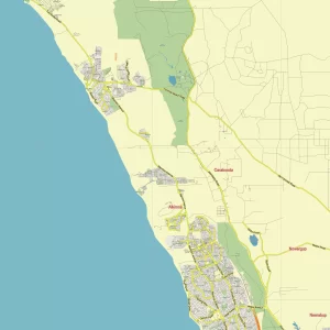 Perth Australia editable layered PDF Vector Map Perth Australia editable layered PDF Vector Map