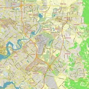 Perth Australia editable layered PDF Vector Map Perth Australia editable layered PDF Vector Map