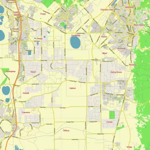 Perth Australia editable layered PDF Vector Map Perth Australia editable layered PDF Vector Map