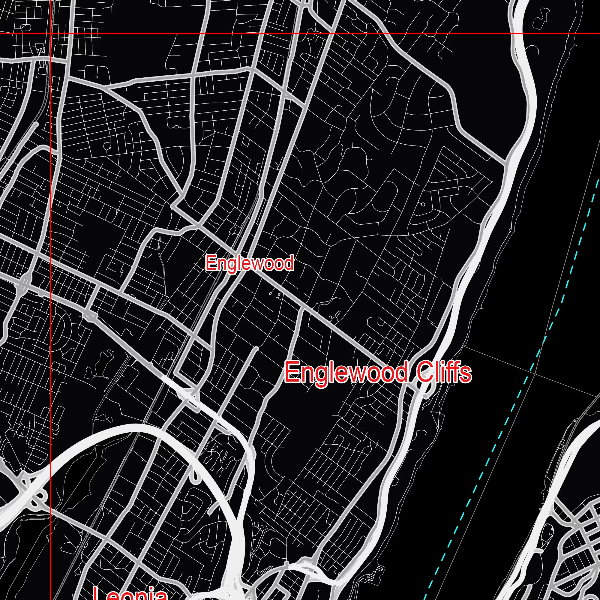 New York City US Map Vector City Plan Low Detailed (simple black) Street Map editable Adobe Illustrator in layers