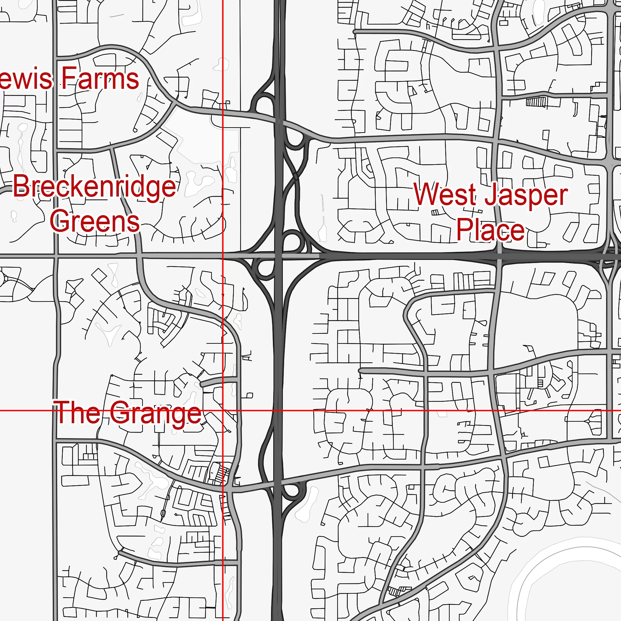 Edmonton Canada Map Vector City Plan Low Detailed (simple white) Street Map editable Adobe Illustrator in layers