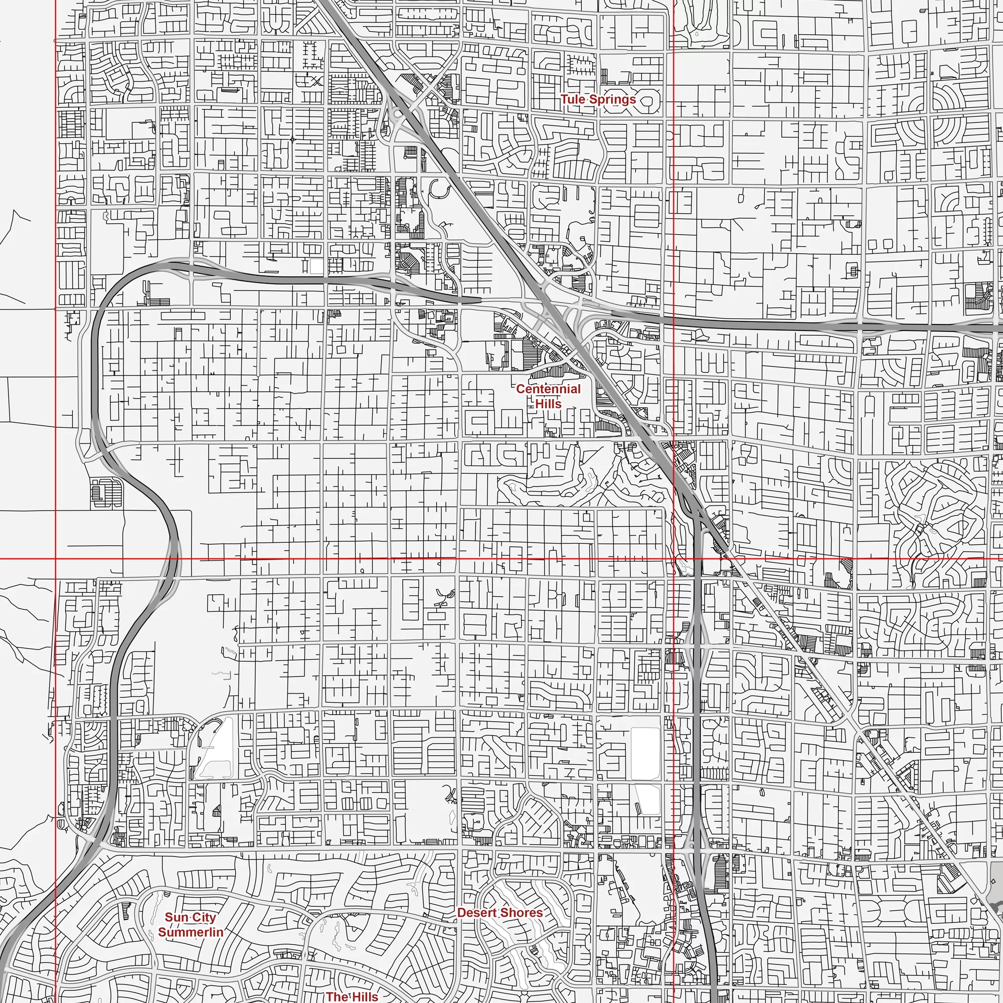Las Vegas Nevada US Map Vector City Plan Low Detailed (simple white) Street Map editable Adobe Illustrator in layers