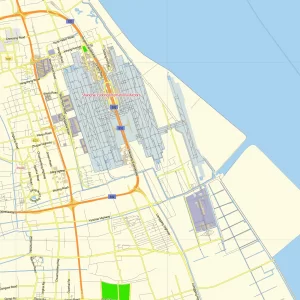 Shanghai China editable layered PDF Vector Map Shanghai China editable layered PDF Vector Map