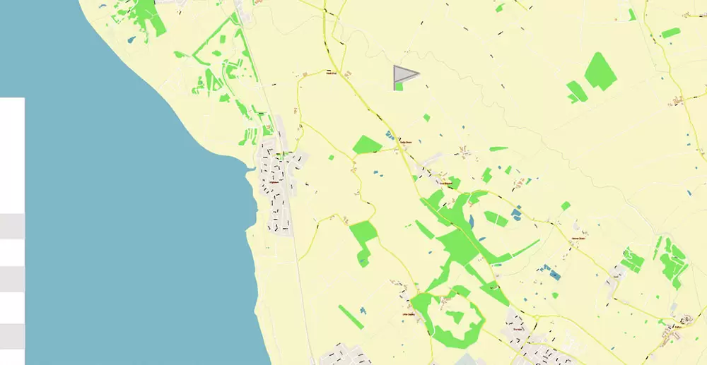 Liverpool UK City Vector PDF Map Exact High Detailed editable Adobe PDF Street Map in layers