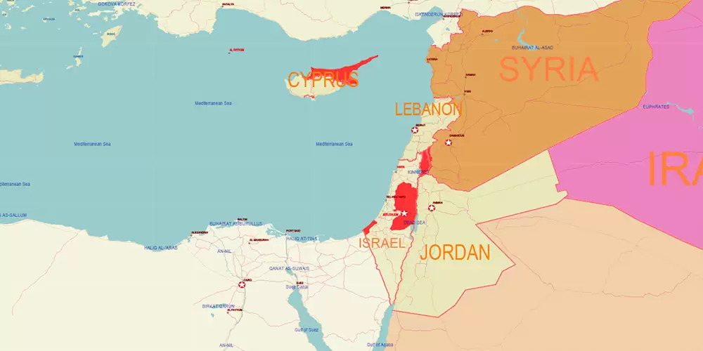 World Geo Lat-Long Projection Political PDF Vector Map High detailed fully editable, Adobe PDF in Layers