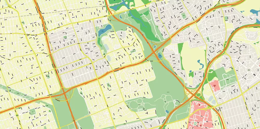 New York City: Manhattan + Long Island NY US Map Vector City Plan High Detailed Street Map editable Adobe Illustrator in layers