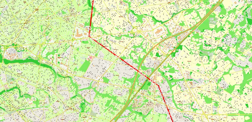 Camden County New Jersey US PDF Vector Map high detailed editable layered Adobe PDF