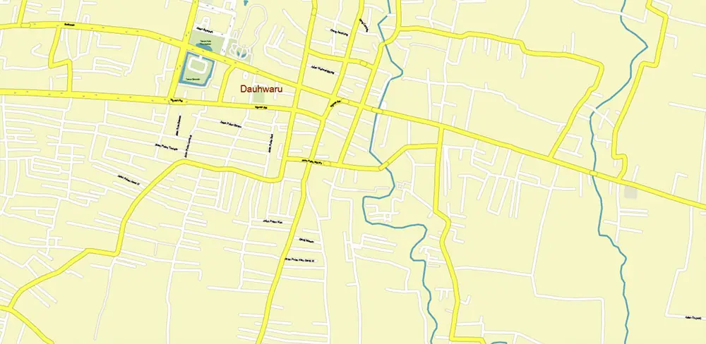Bali Island Indonesia High Detailed Vector Map Editable Layered Adobe Illustrator + raster relief